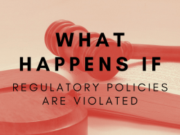 what happens if regulatory policies for a business are violated